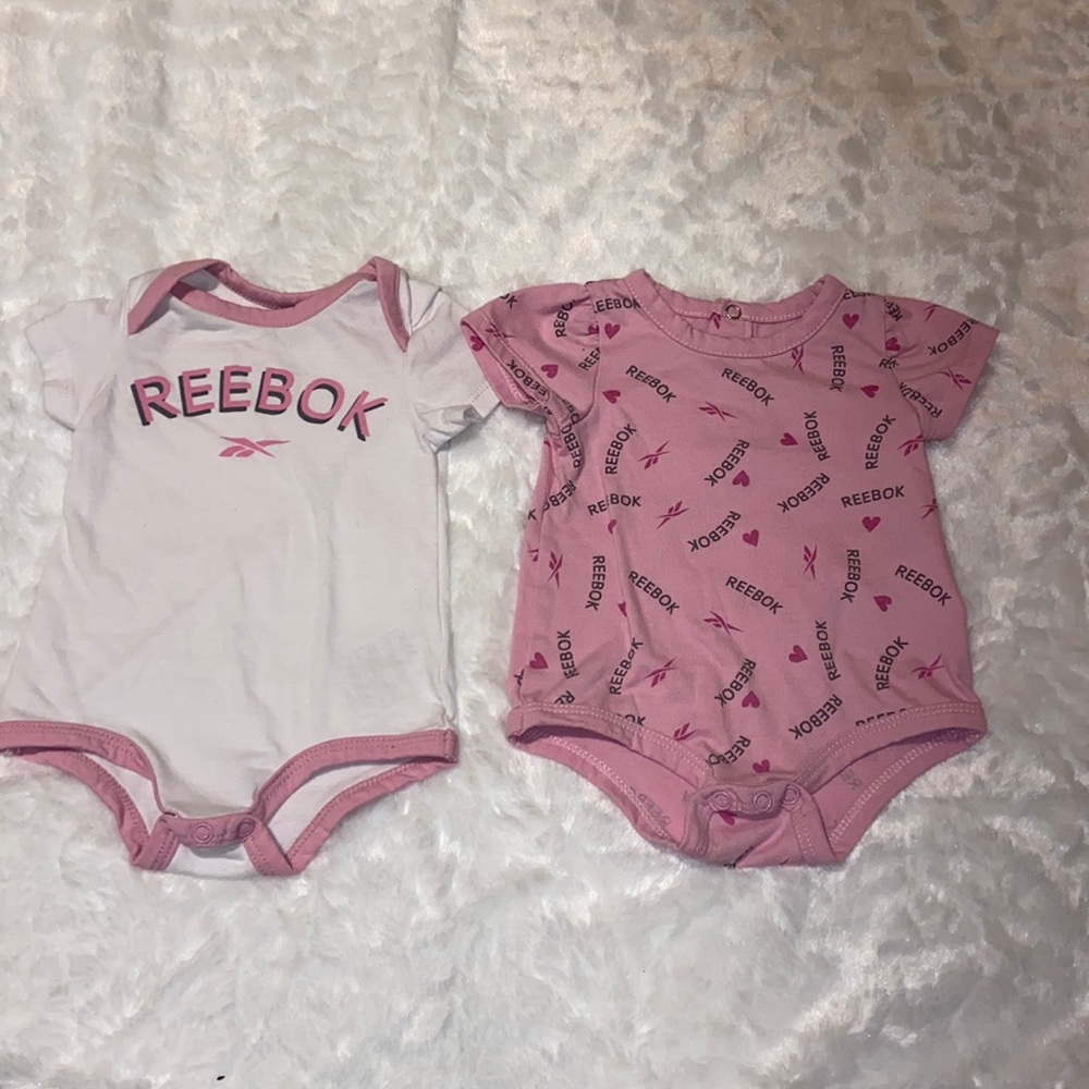 Set of 2 Baby Girl Onesies Size 0-3 Months